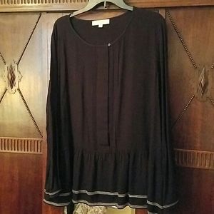 Ann Taylor Loft black blouse.